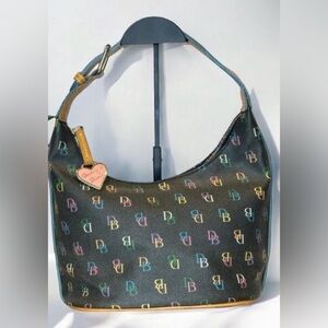 Dooney and Bourke Rainbow Zipper Hobo